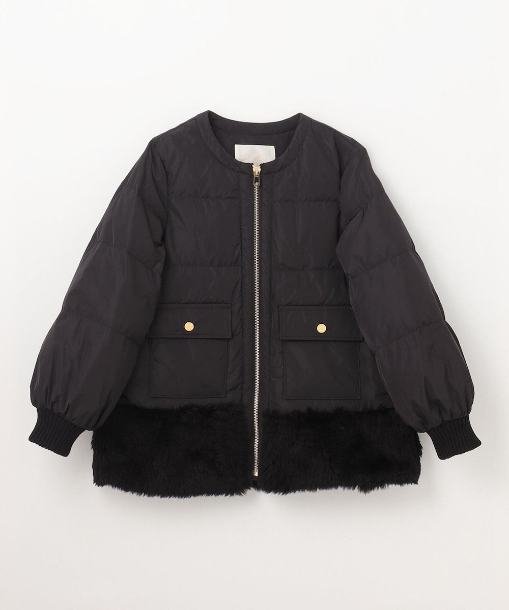 GRACE CONTINENTAL ボアコンビダウンジャケット 