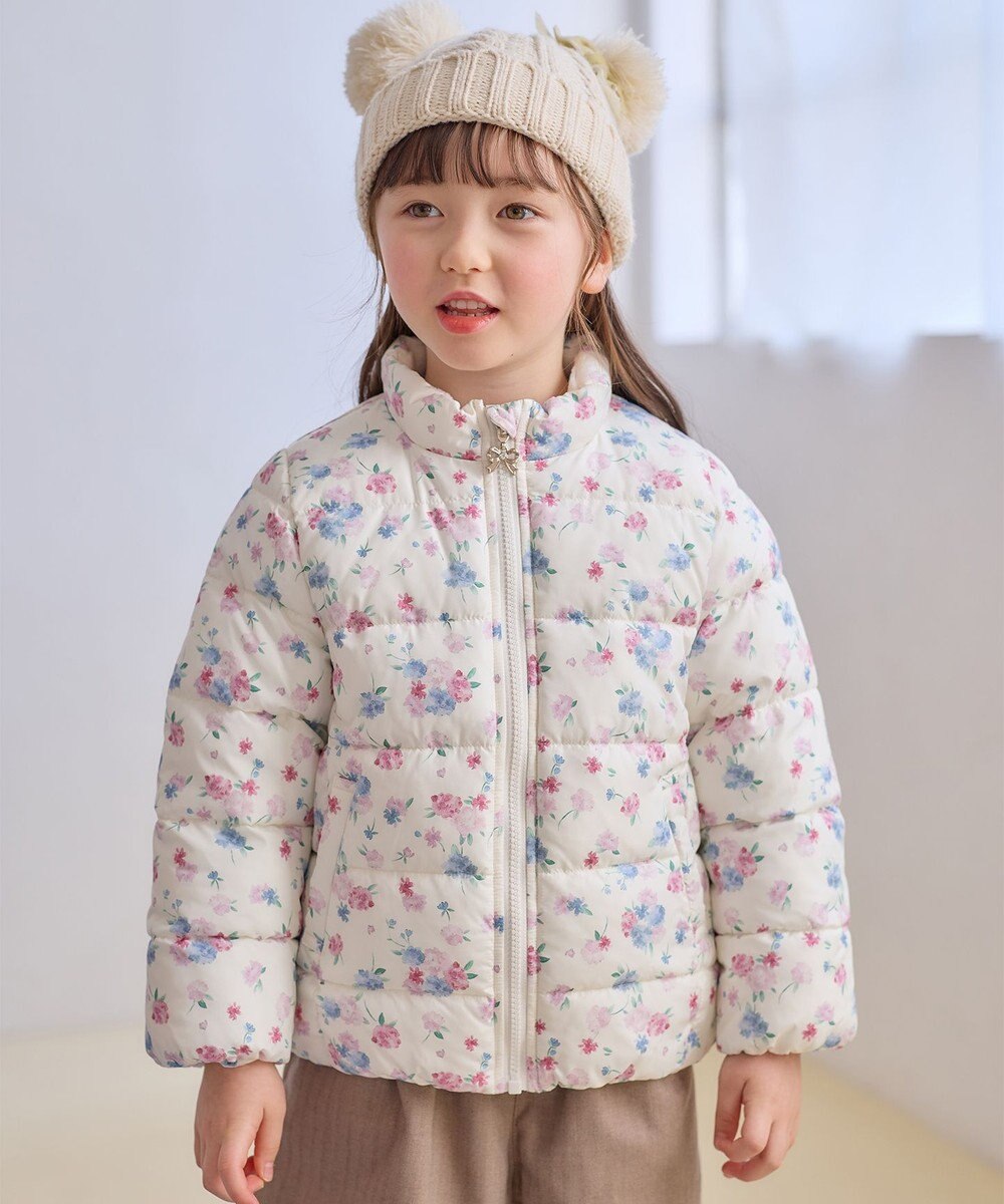 ANY KIDS 【洗濯機OK】中綿 ガーリー コート 