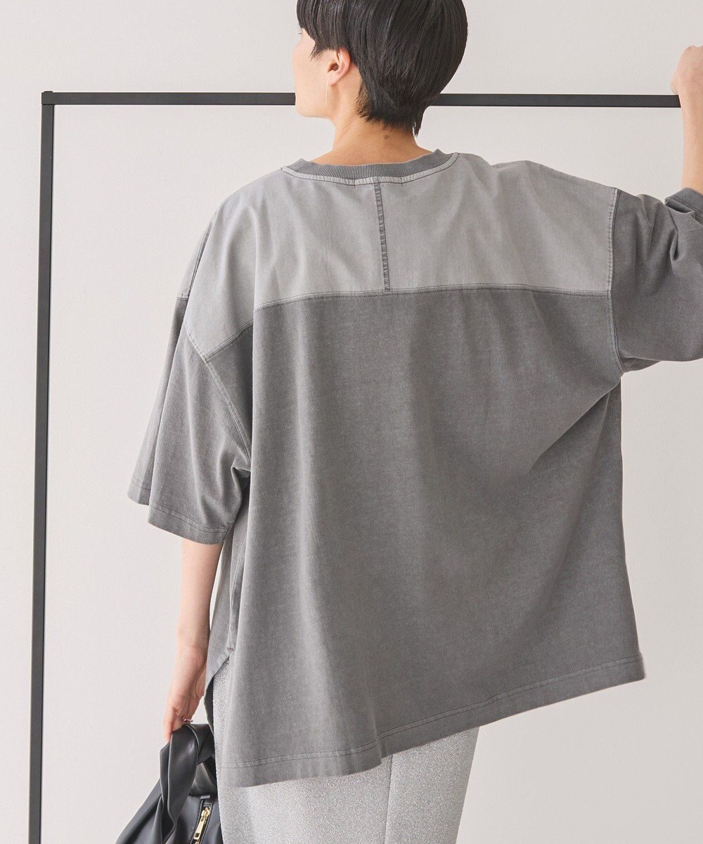 AMERICAN HOLIC ピグメント加工フットボールＴシャツ 