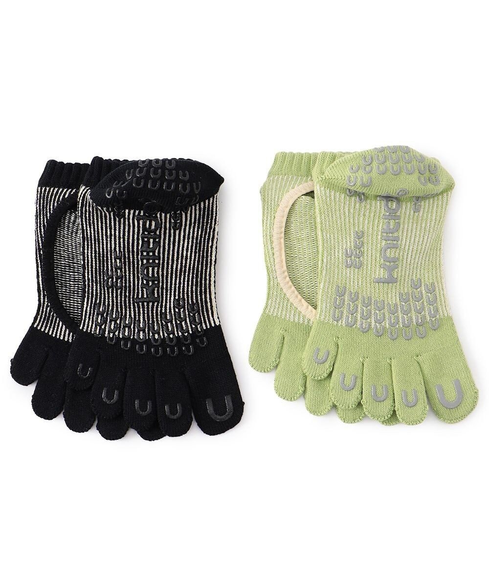 Chacott 140203 ラメストライプカバー　５本指ソックス 