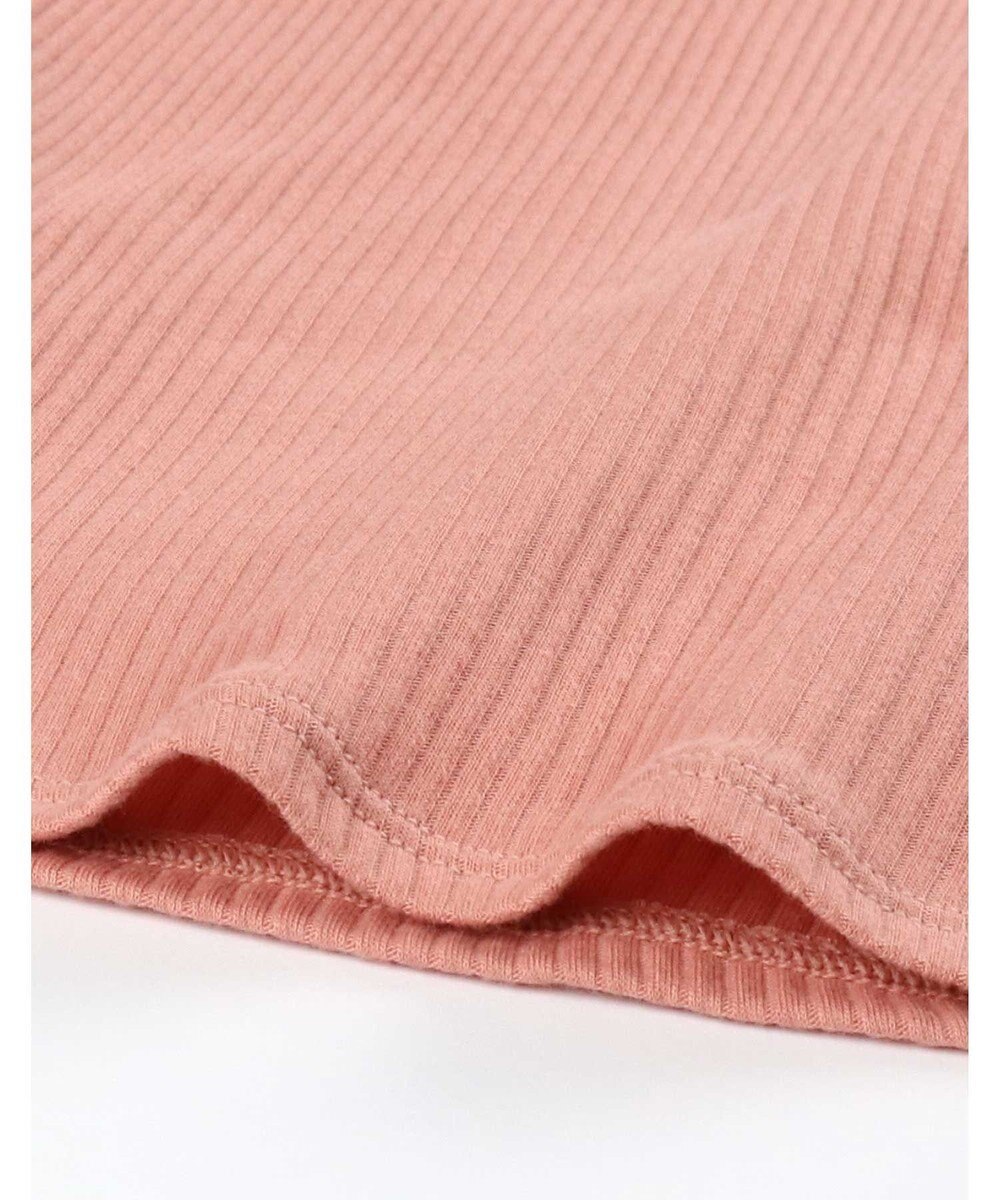 une nana cool 綿100% リブ編みコットン 長袖シャツ 