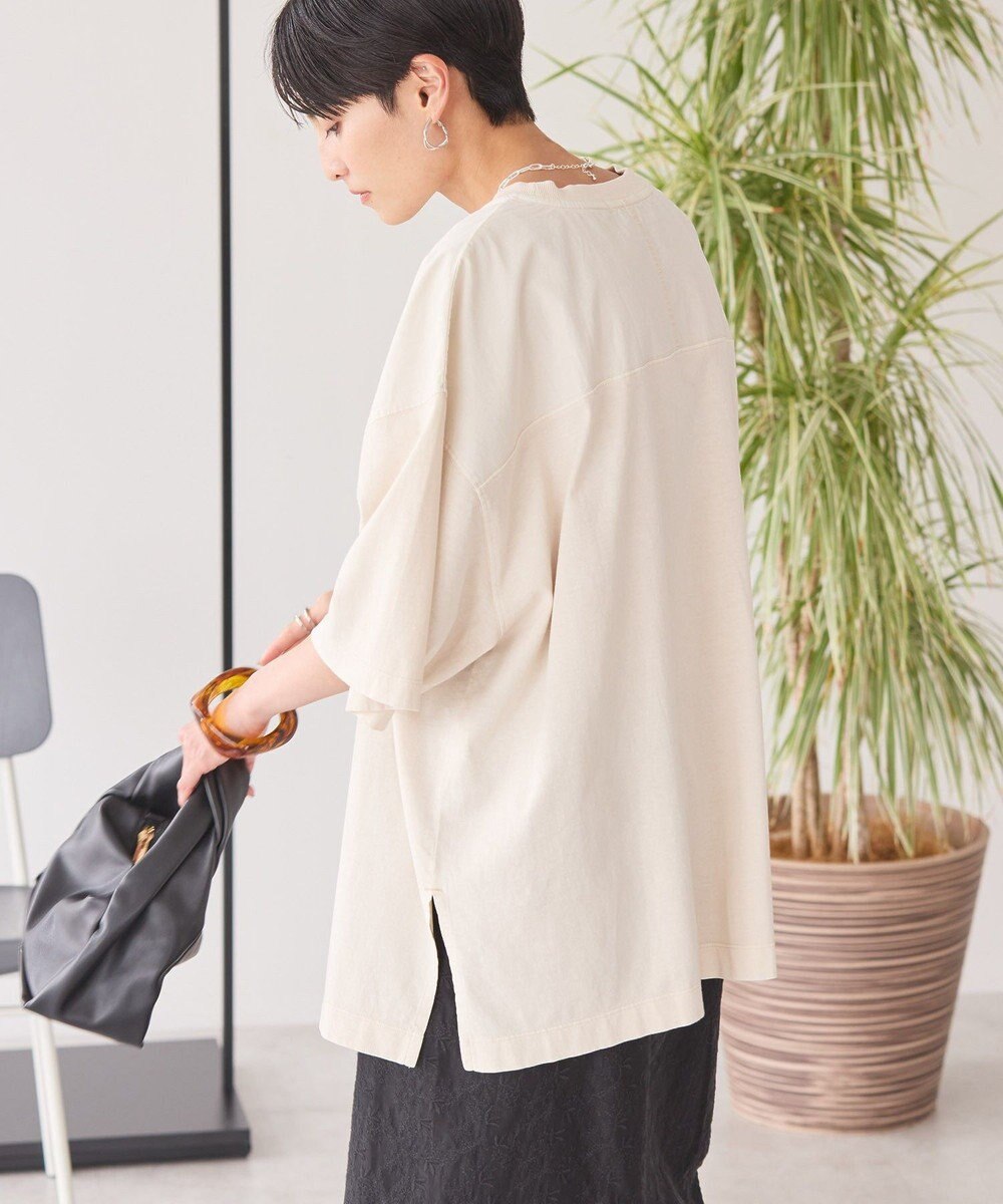 AMERICAN HOLIC ピグメント加工フットボールＴシャツ 