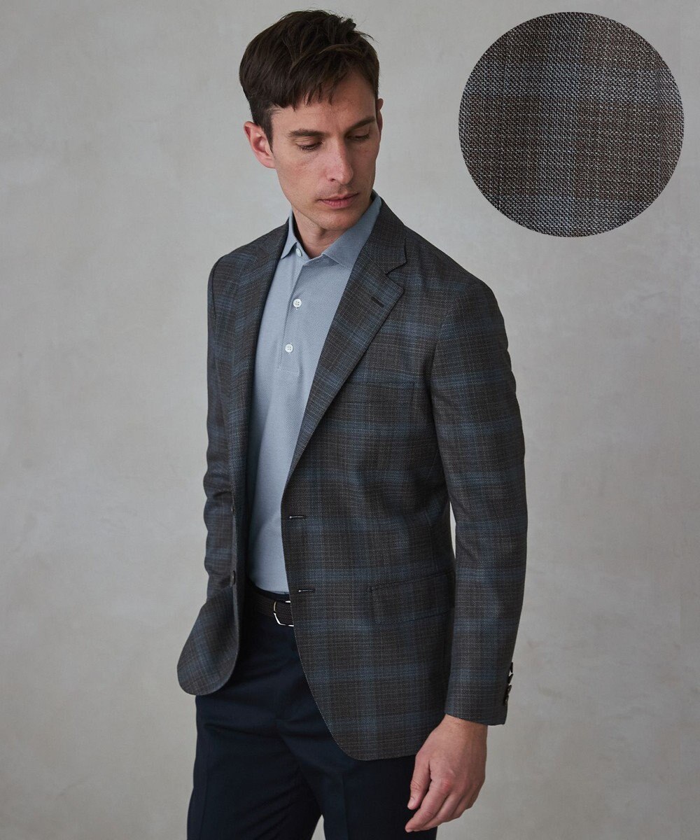 GOTAIRIKU 【REDA】TIMELESS HARMONY ジャケット_ブラウン×ブルー 