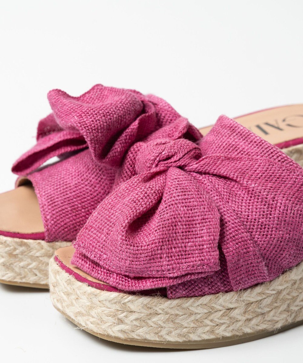 gaimo 【GAIMO/ガイモ】リネンリボン付きジュート厚底サンダル/CELIA-RS 