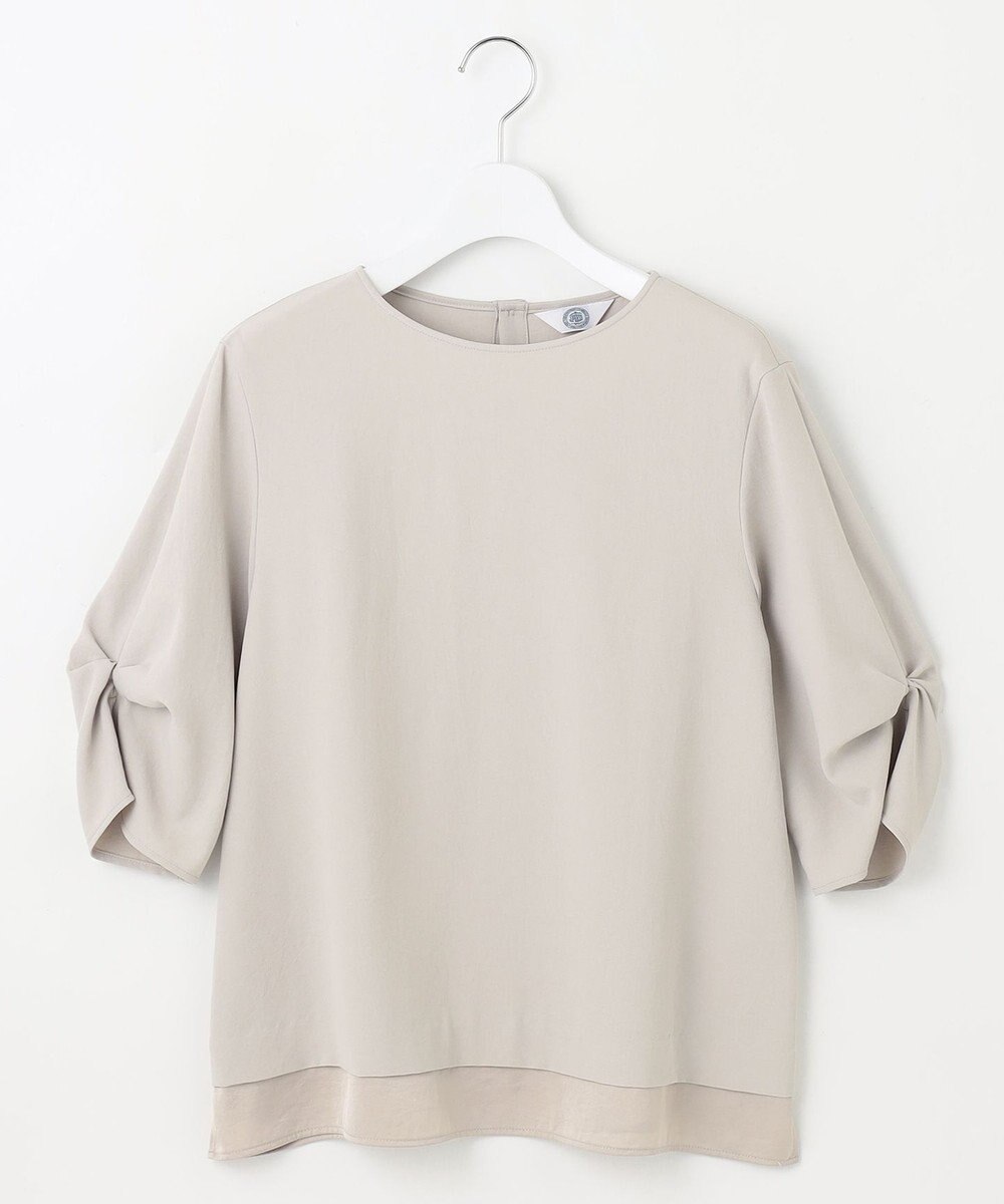 J.PRESS LADIES 【洗える・吸水速乾・接触冷感・セットアップ対応】Light ジョーゼット ブラウス 