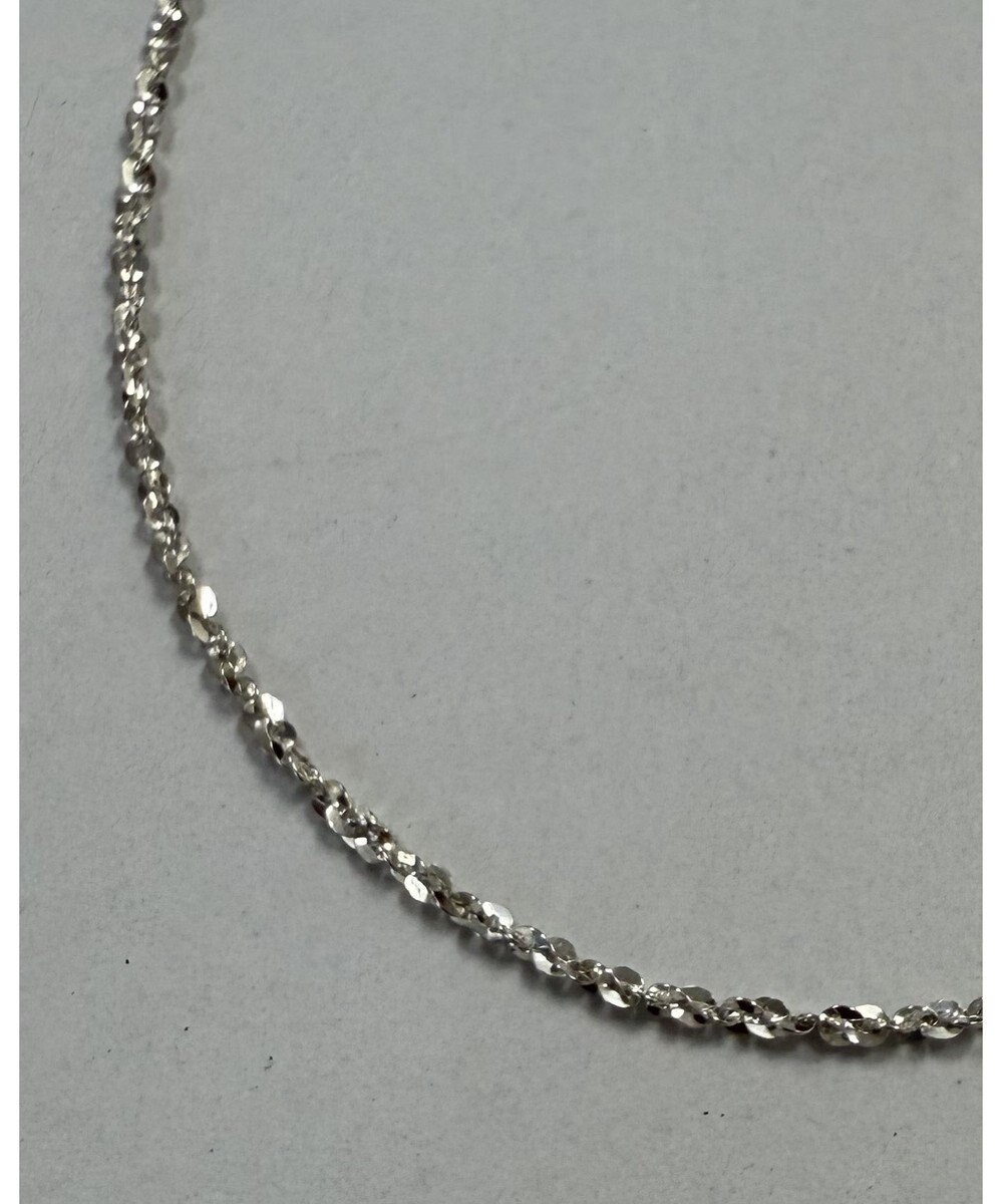 yoaa シルバー925 シンプルチェーンネックレス 