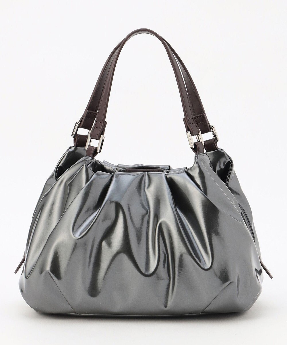 LA BAGAGERIE ソフトエナメル2WAYハンドバッグ Sサイズ 