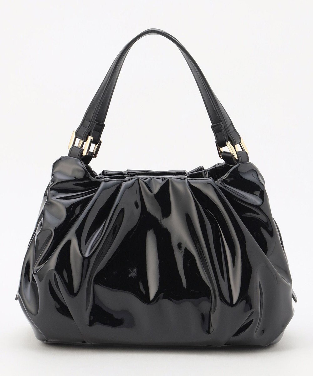 LA BAGAGERIE ソフトエナメル2WAYハンドバッグ Sサイズ 