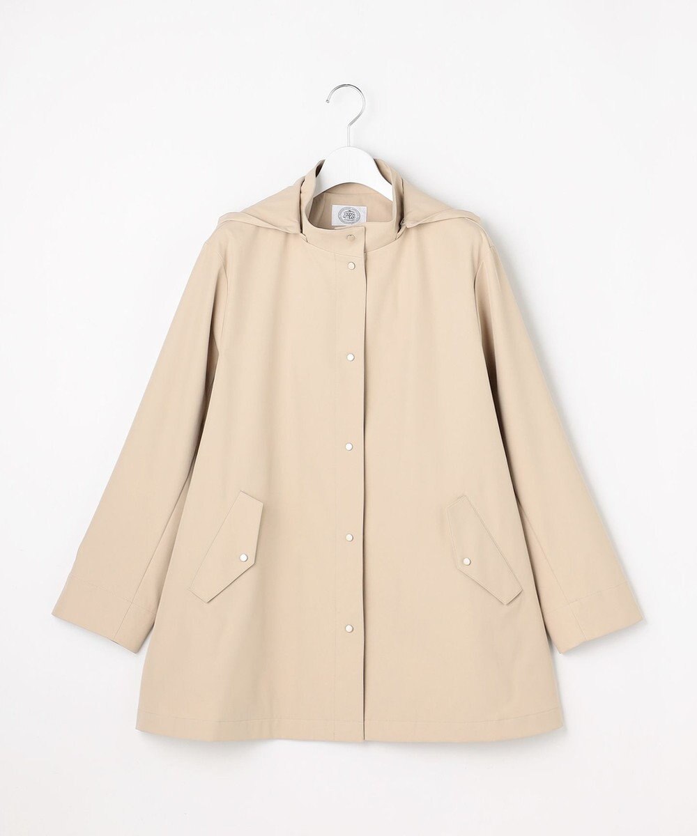J.PRESS LADIES L 【2way】ドライツイルストレッチ フーデット アウター 