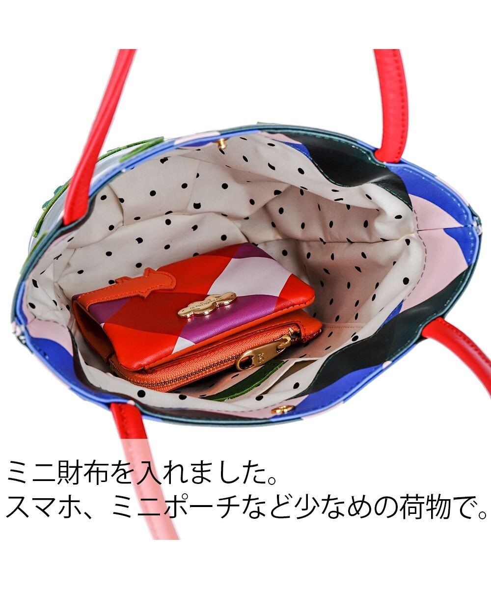 tsumori chisato CARRY くもネコチェック ハンドバッグ ミニバッグ 