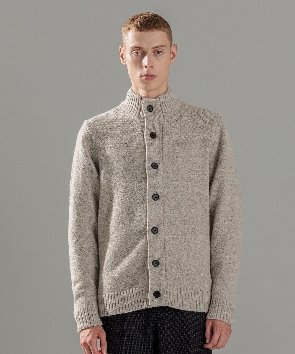 JOSEPH HOMME ツイストメランジ　ニットカーディガン 