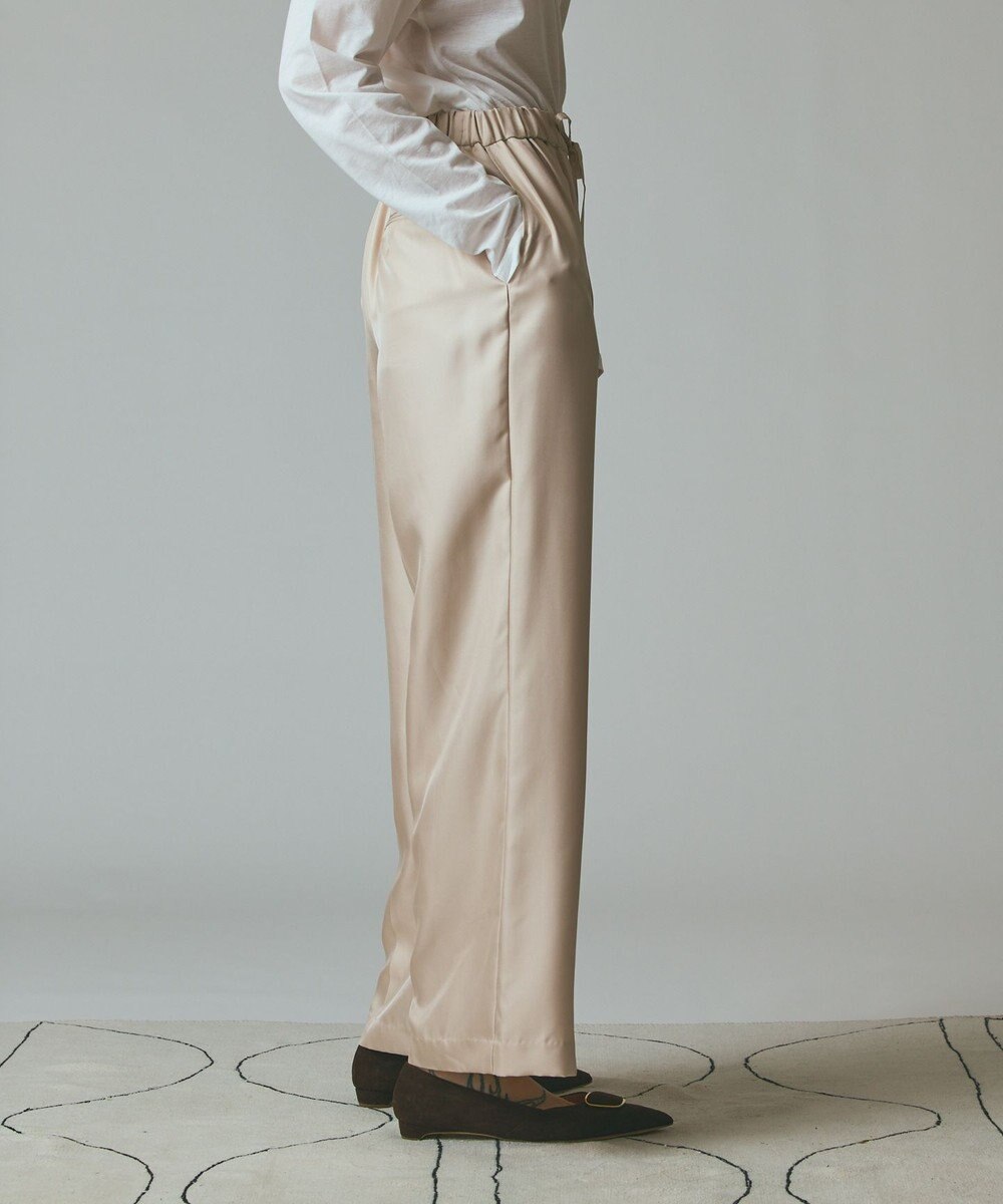 GRACE CONTINENTAL シルクツイルイージーパンツ 