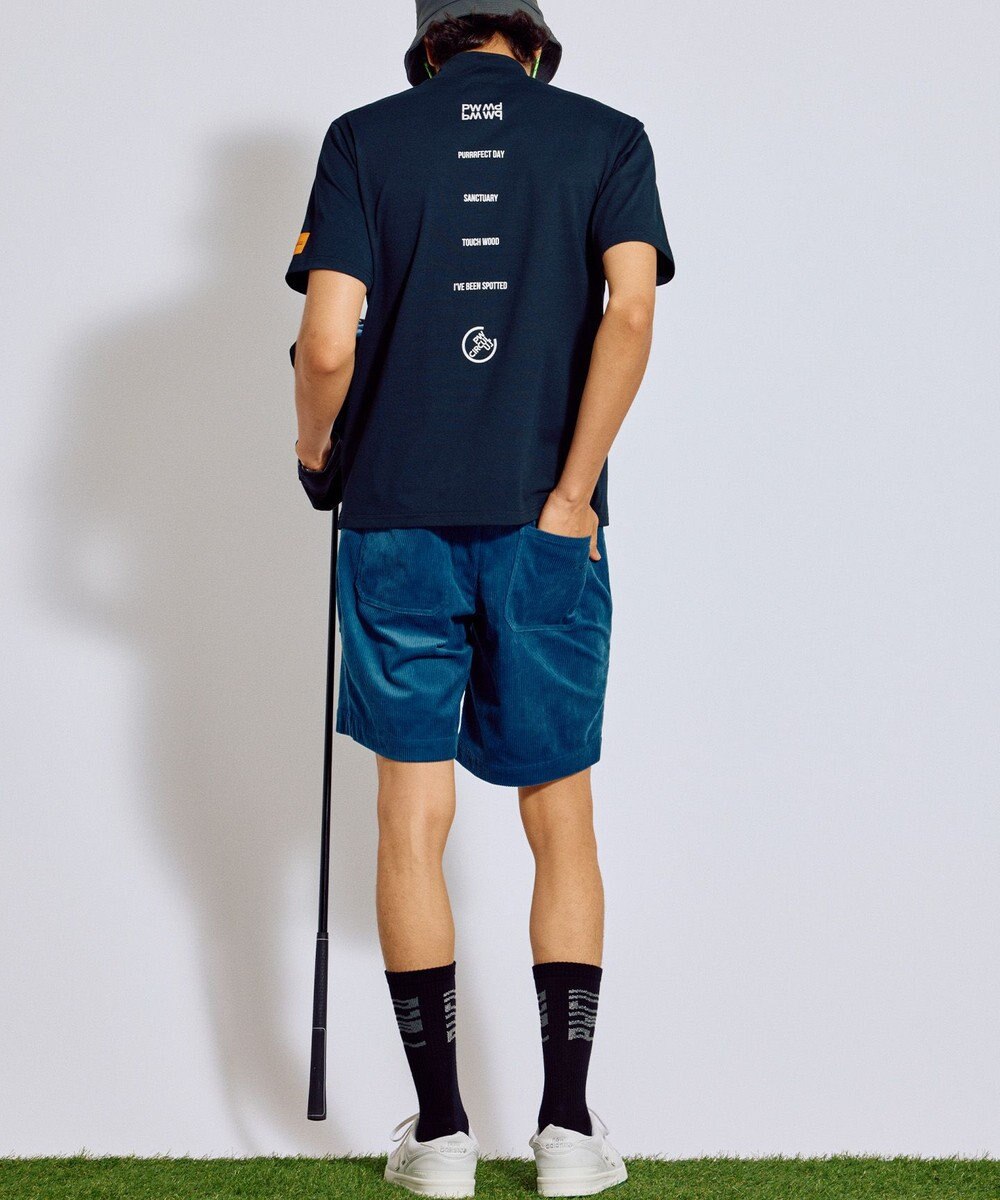 PW CIRCULUS 【MEN】WAVYロゴソックス ゴルフ 