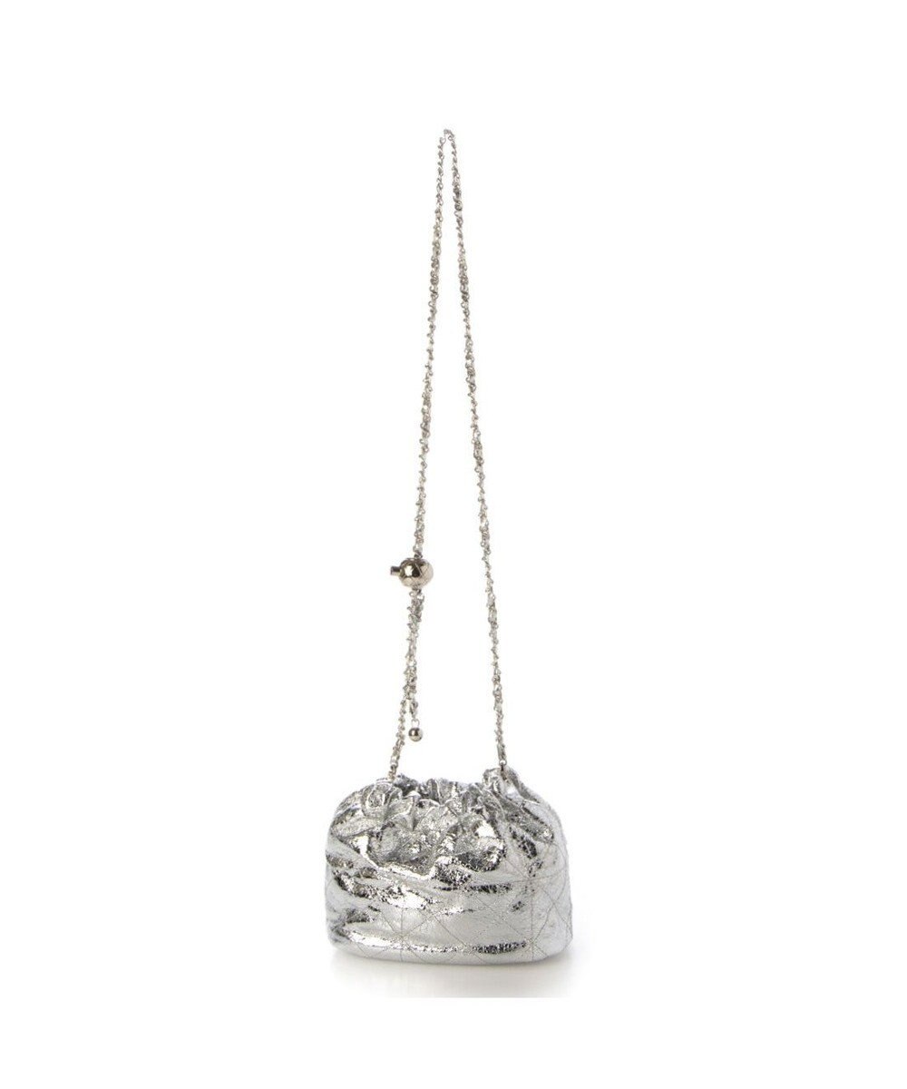 UNBILLION カシュカシュ cachecache / 口元ギャザーメタリックキルトミニショルダー 