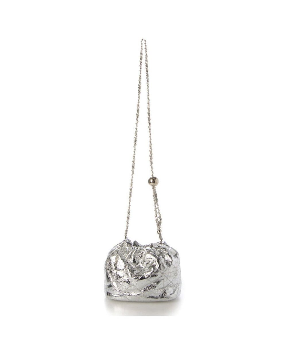 UNBILLION カシュカシュ cachecache / 口元ギャザーメタリックキルトミニショルダー 