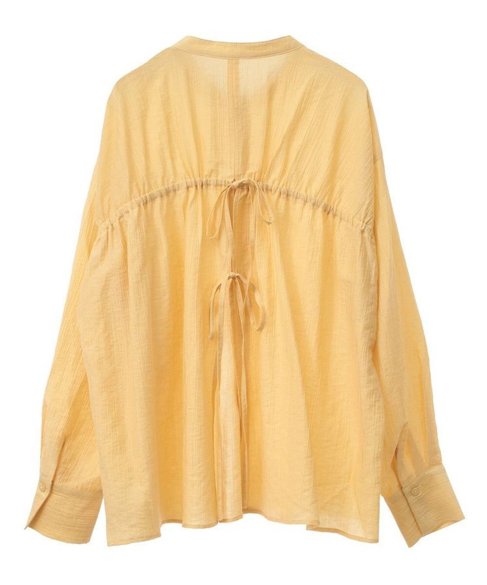 Green Parks バックシャンバンドカラーシャツ 