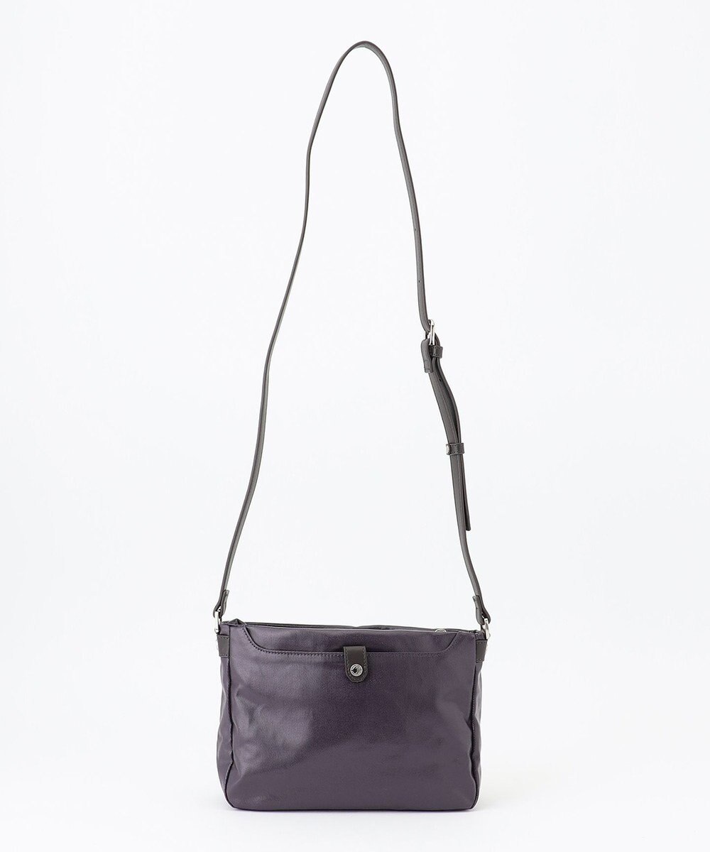 LA BAGAGERIE コーティングキャンバス ミニショルダーバッグ 