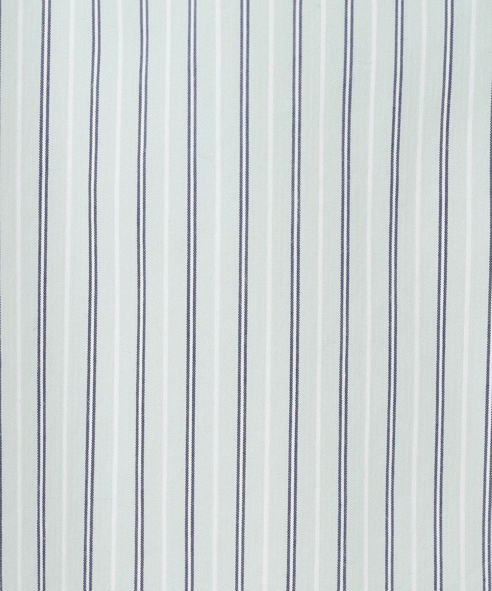 J.PRESS LADIES 【洗える】BEZ VEGA ストライプ フリルネック ブラウス 