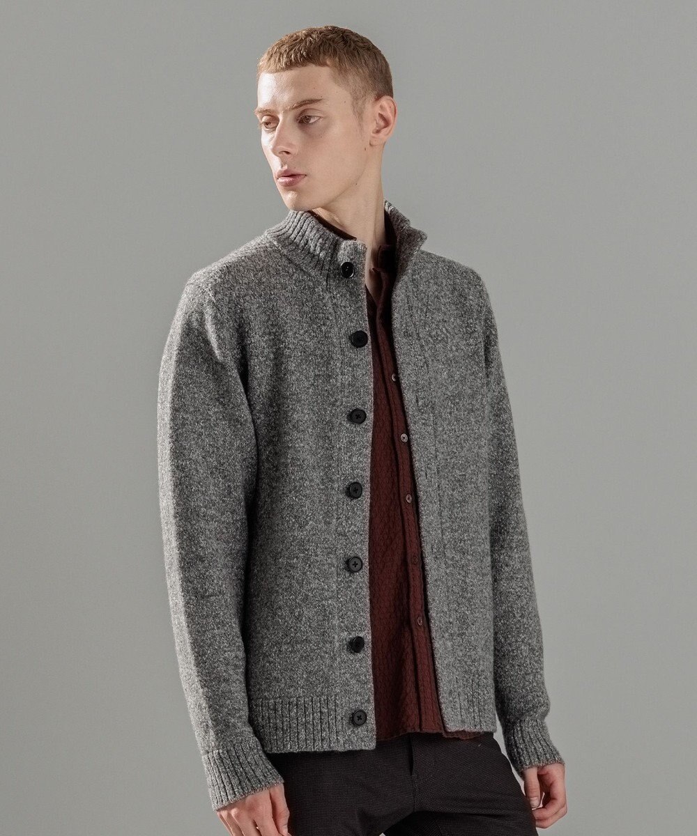 JOSEPH HOMME ツイストメランジ　ニットカーディガン 