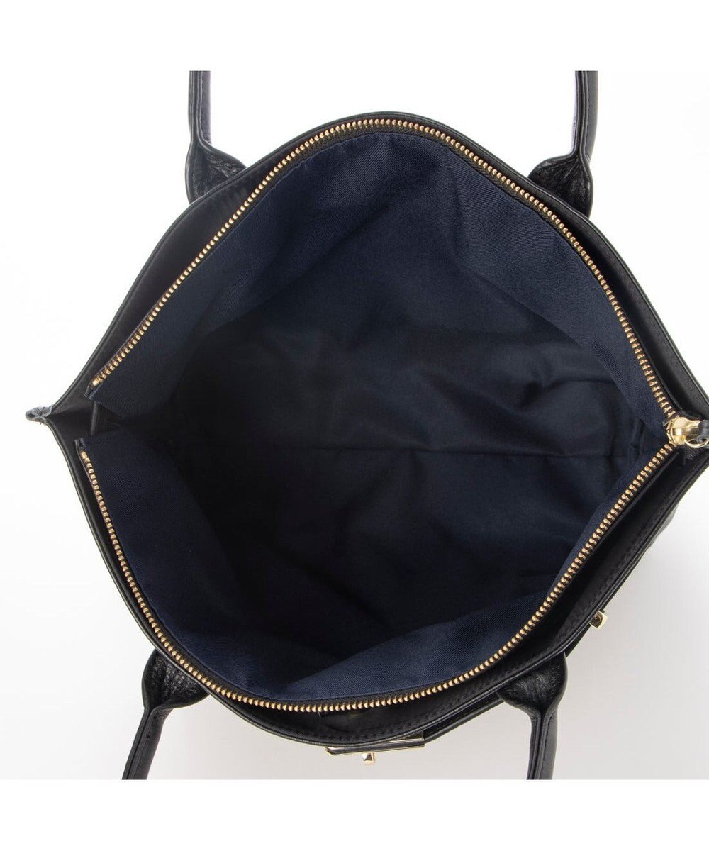 UNBILLION 【テレビ ドラマ着用アイテム】ペルケ perche / ナイロン牛革ヒネリ金具トートバッグ 