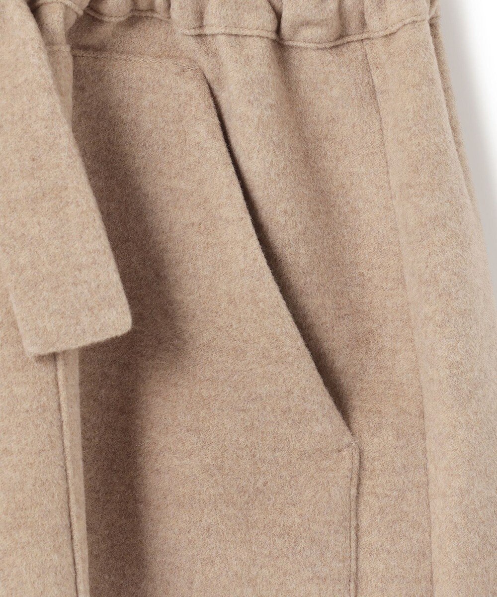 BEIGE， LABBOCK / ウール混2WAYショートコート 