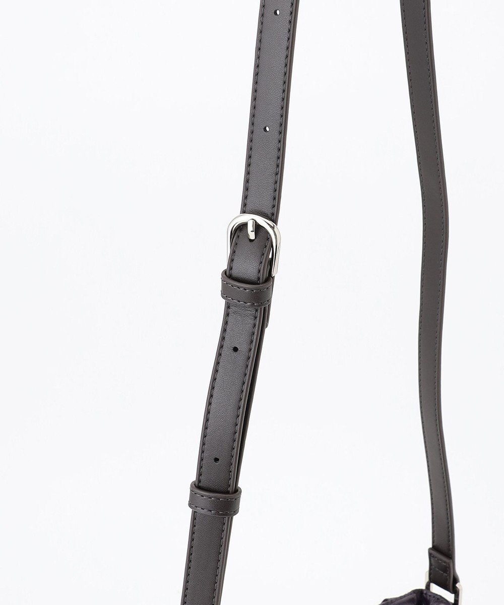 LA BAGAGERIE コーティングキャンバス ミニショルダーバッグ 