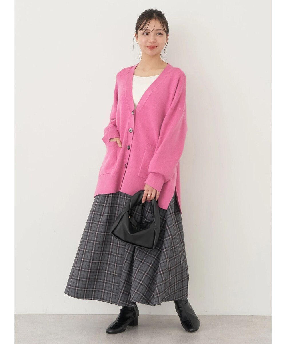 earth music&ecology やわらかタッチＶネックカーディガン 