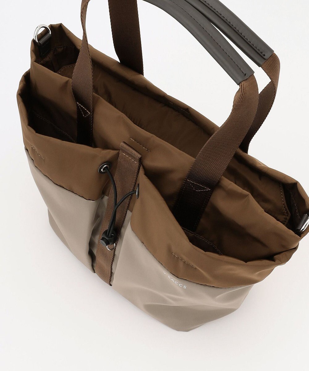 Y'SACCS ドローストリング コンビカラー2WAYトート 