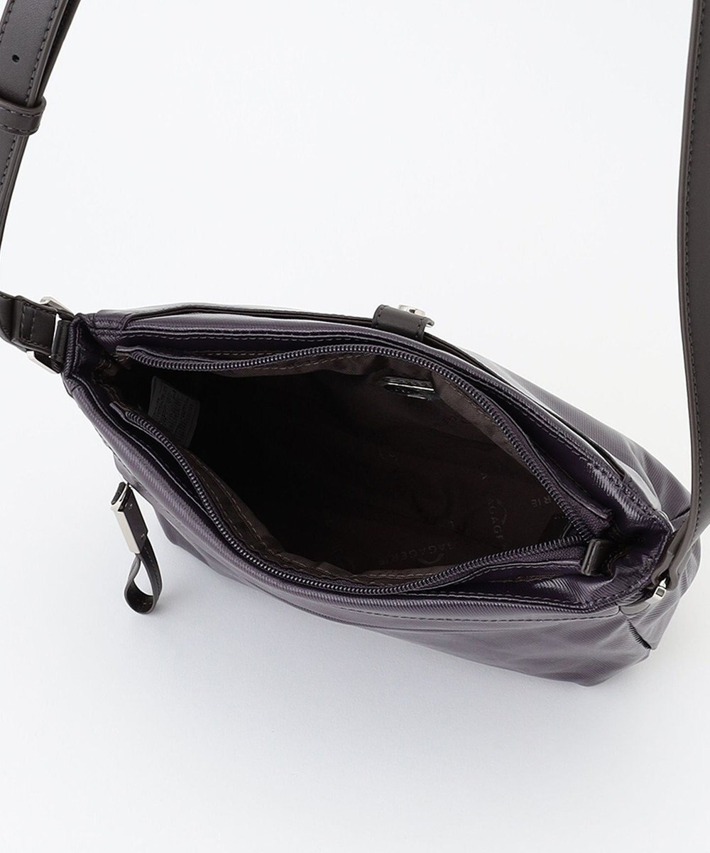 LA BAGAGERIE コーティングキャンバス ミニショルダーバッグ 
