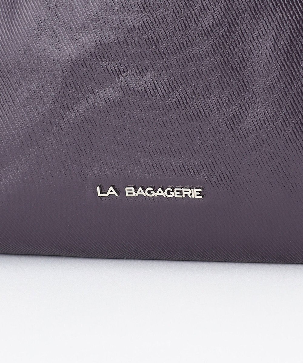 LA BAGAGERIE コーティングキャンバス ミニショルダーバッグ 