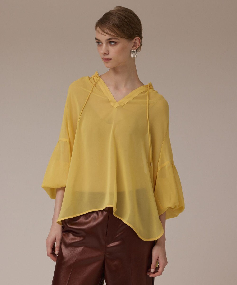 GRACE CONTINENTAL ボリュームカフタントップ 