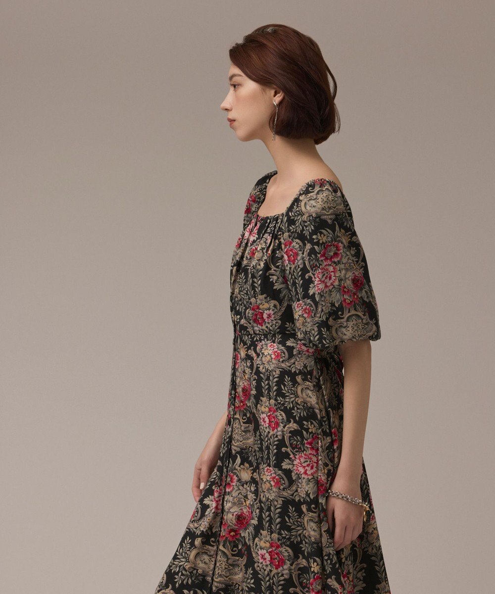 GRACE CONTINENTAL ヴィンテージフラワープリントワンピース 