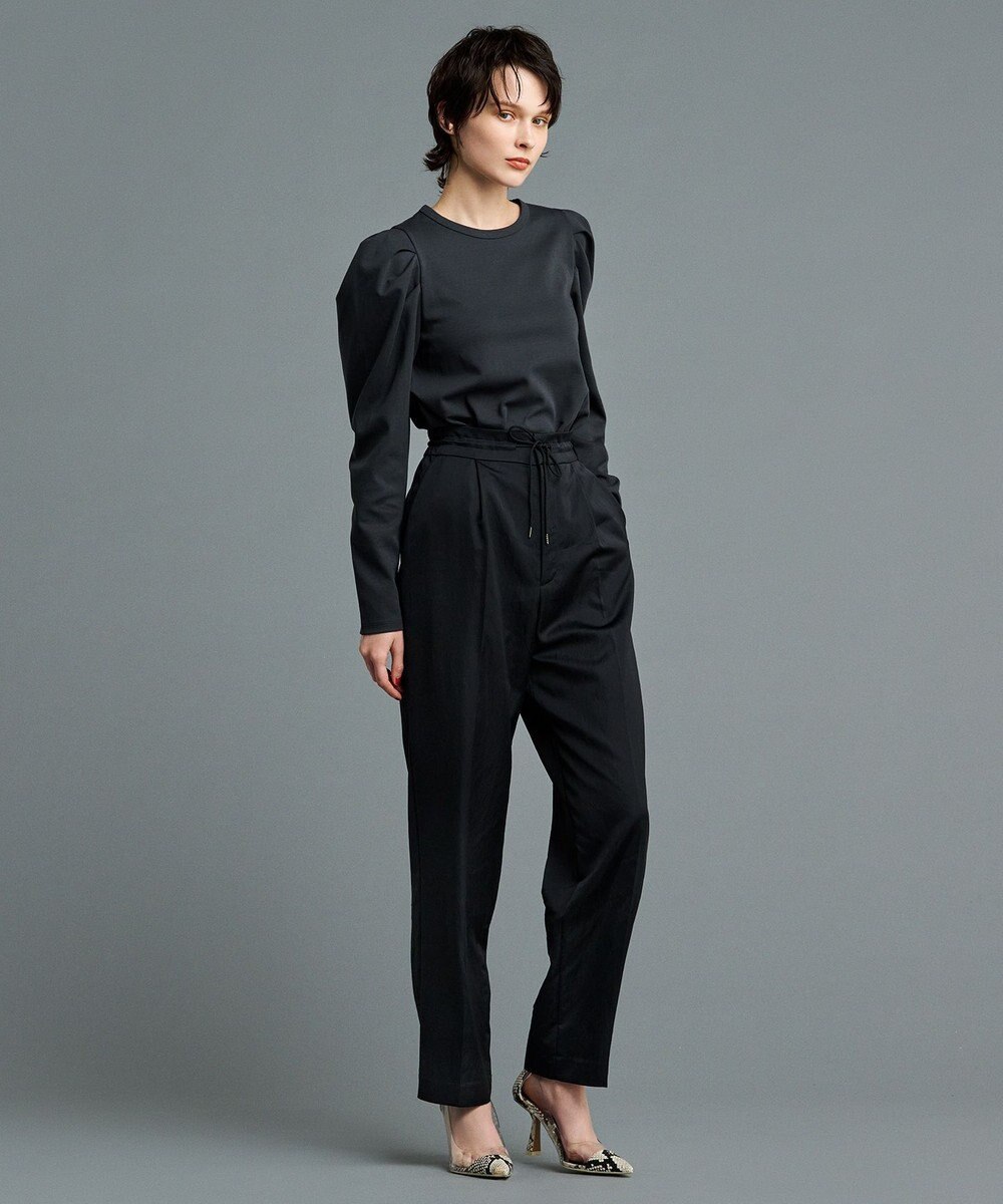 uncrave 【UVケア・接触冷感】ダブルフェイスジャージー ボリュームスリーブ カットソー(長袖)（uncrave STANDARD） 