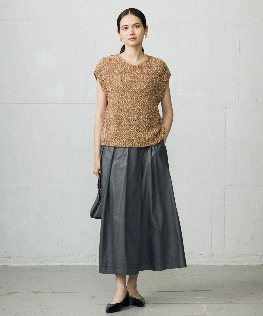 自由区 L 【カタログ掲載】ラメファンシーツイードニット ベスト 