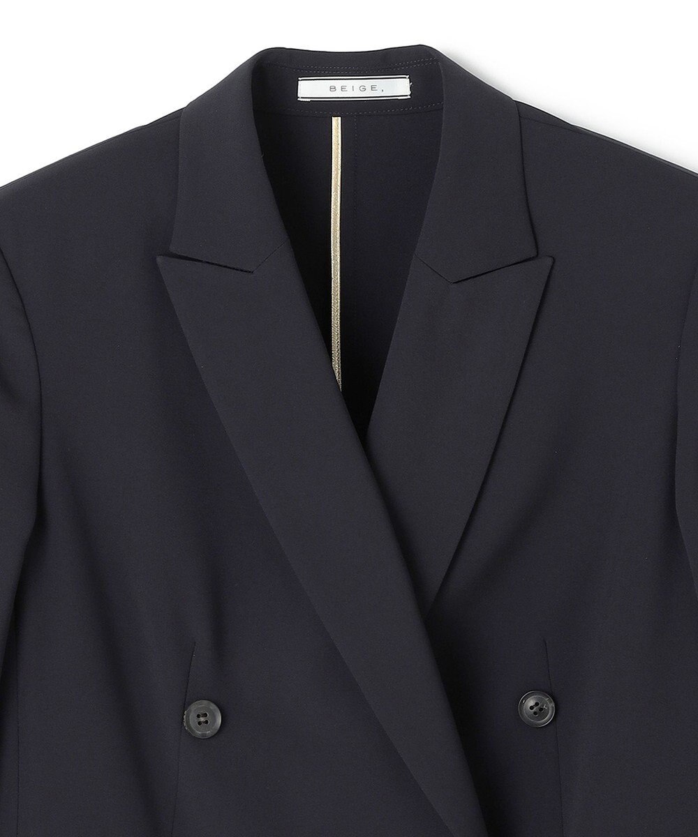 BEIGE， 【セットアップ対応】SPHENE / ダブルブレストピークドラペルジャケット 