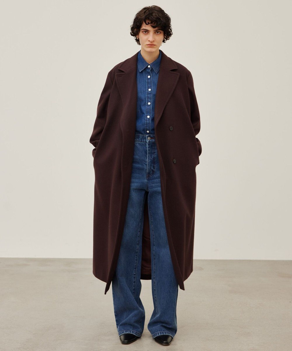 BEIGE， 【洗える】DELAUP / ダンガリー風コットンデニムシャツ 