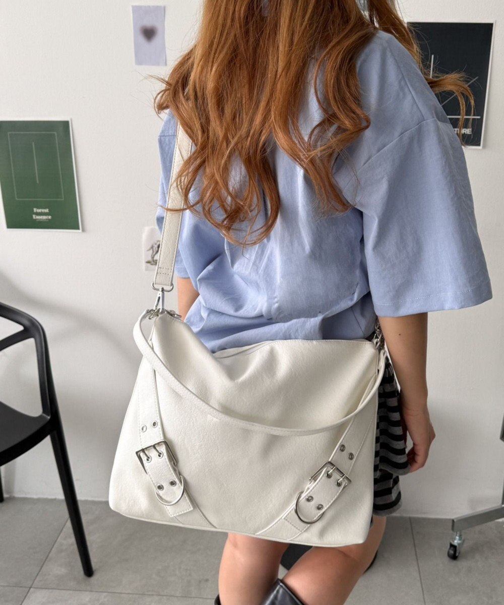 WEGO ベルトデザイン2wayショルダー 