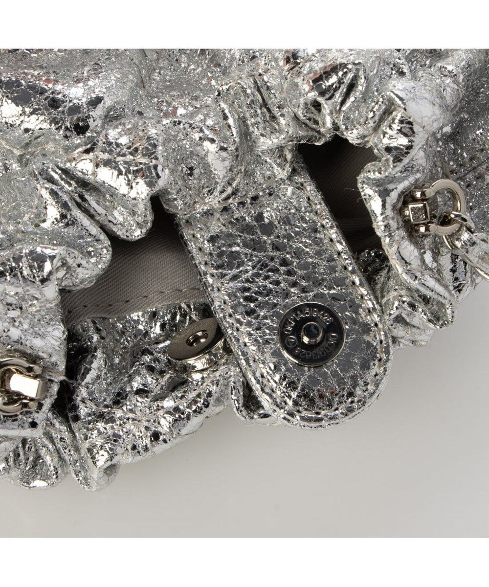 UNBILLION カシュカシュ cachecache / 口元ギャザーメタリックキルトミニショルダー 