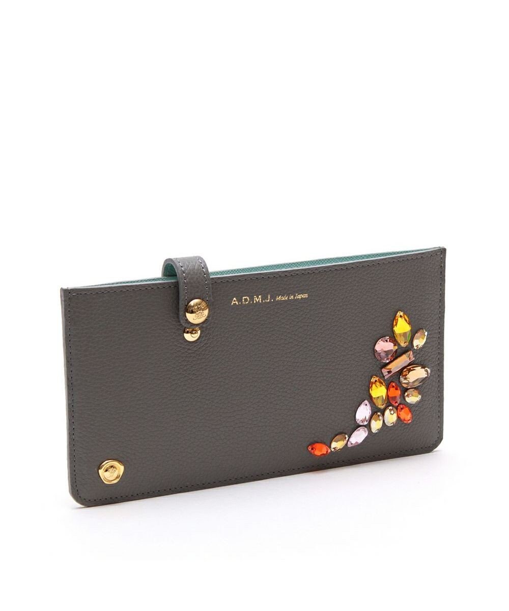 A.D.M.J. 【牛革】モーツァルトカラーグラデーションスリムウォレット 