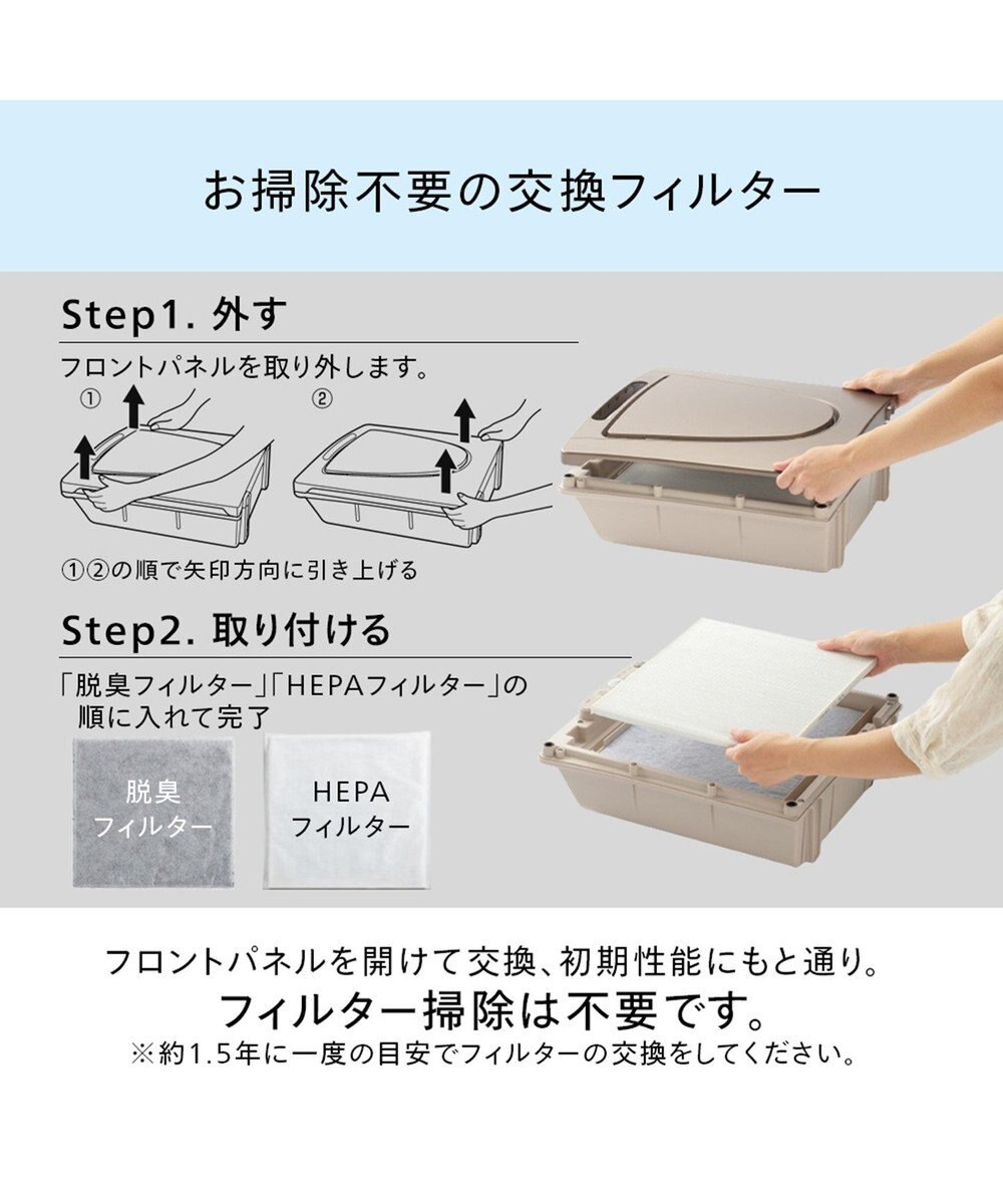 YAMATO テーブル＆キッチン 【TWINBIRD】HEPAフィルター空気清浄機  メタリックベージュ  AC-5943VO 