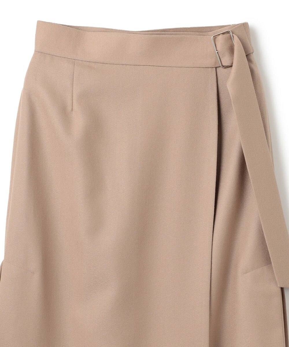 BEIGE， TERNES / ウールナローラップスカート 