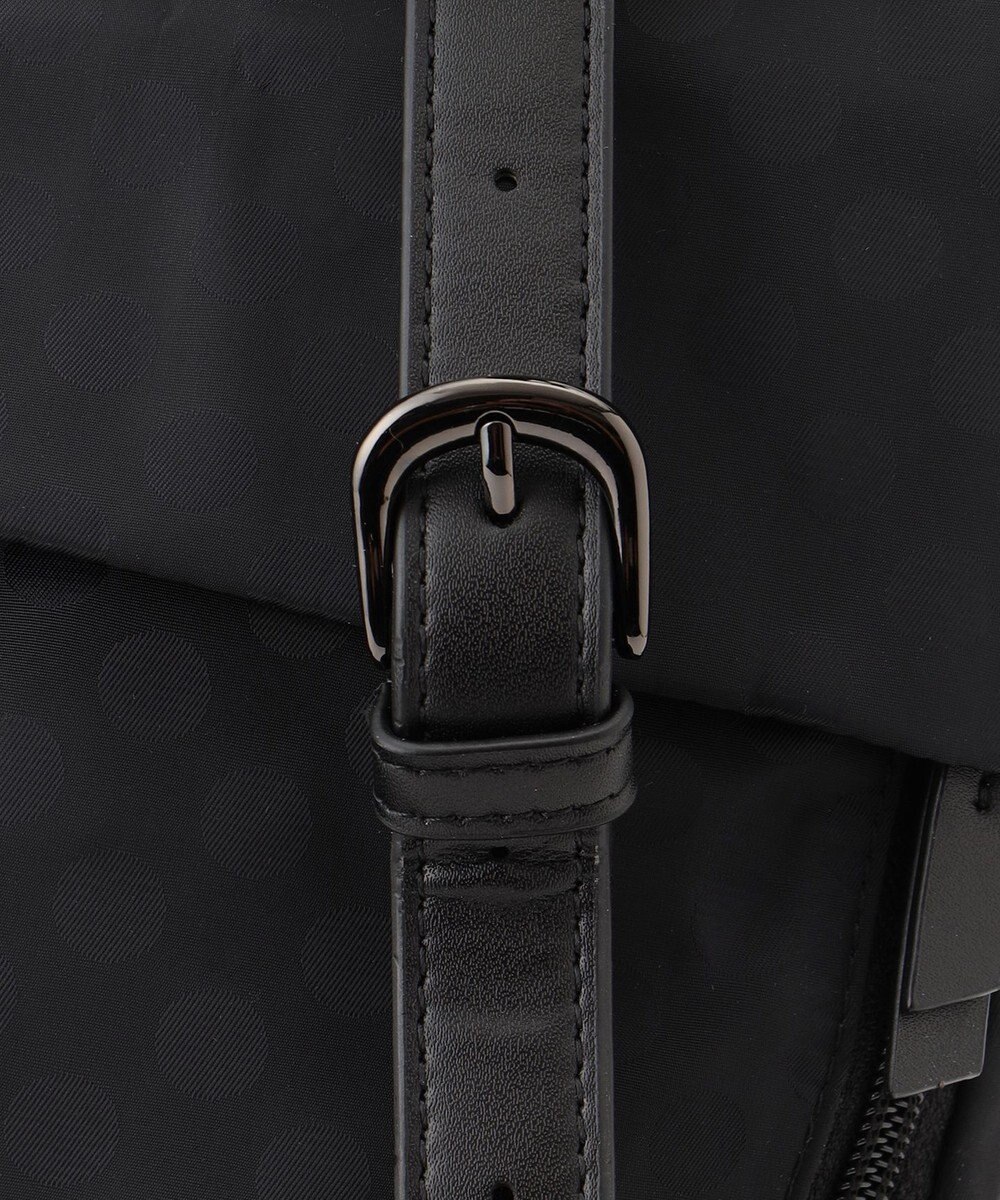 Y'SACCS はっ水ドットジャカード リサイクルレザーコンビ リュック 