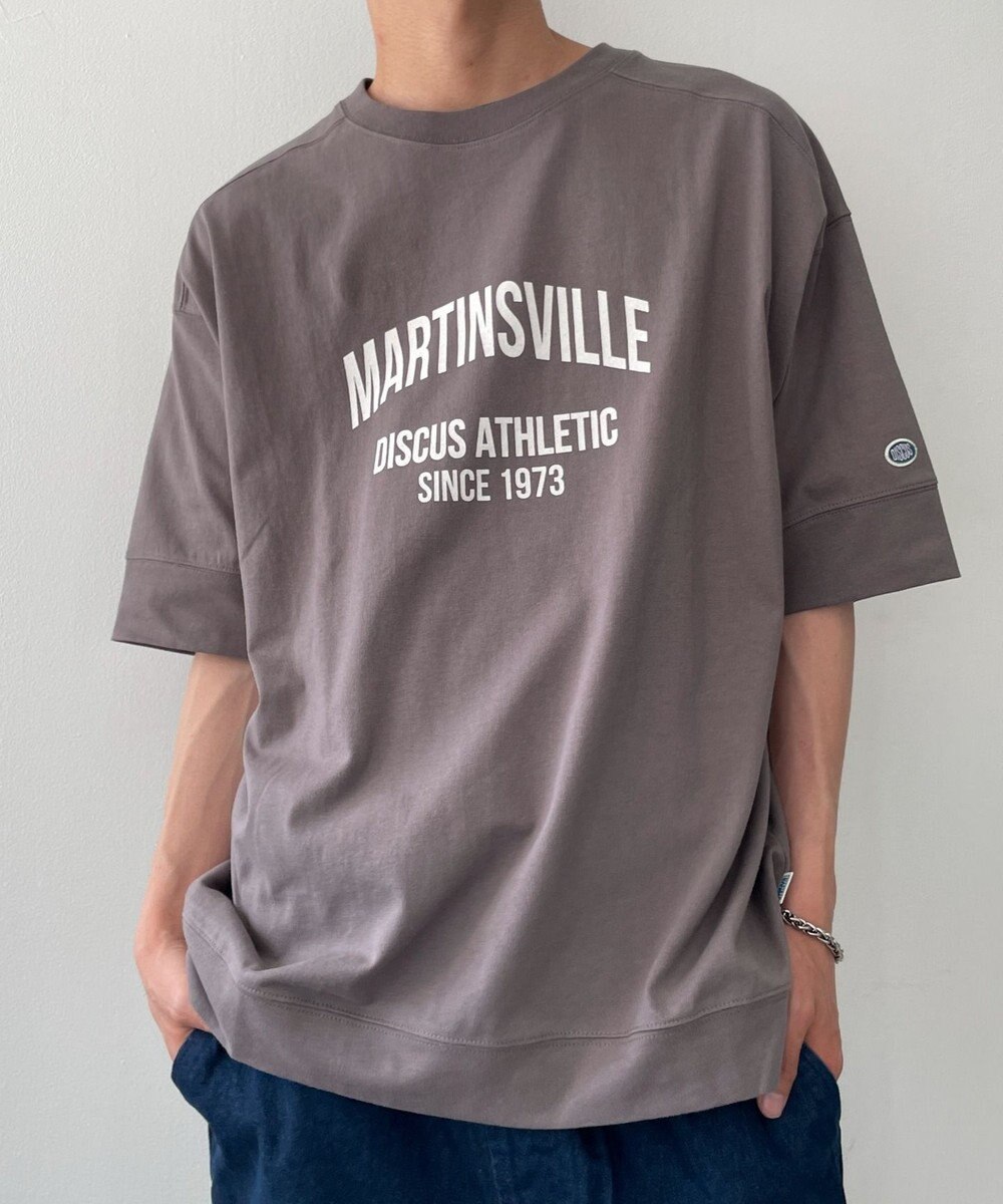 WEGO 【綿100%/MLサイズ展開】DISCUS　ルーズカレッ１００％ 