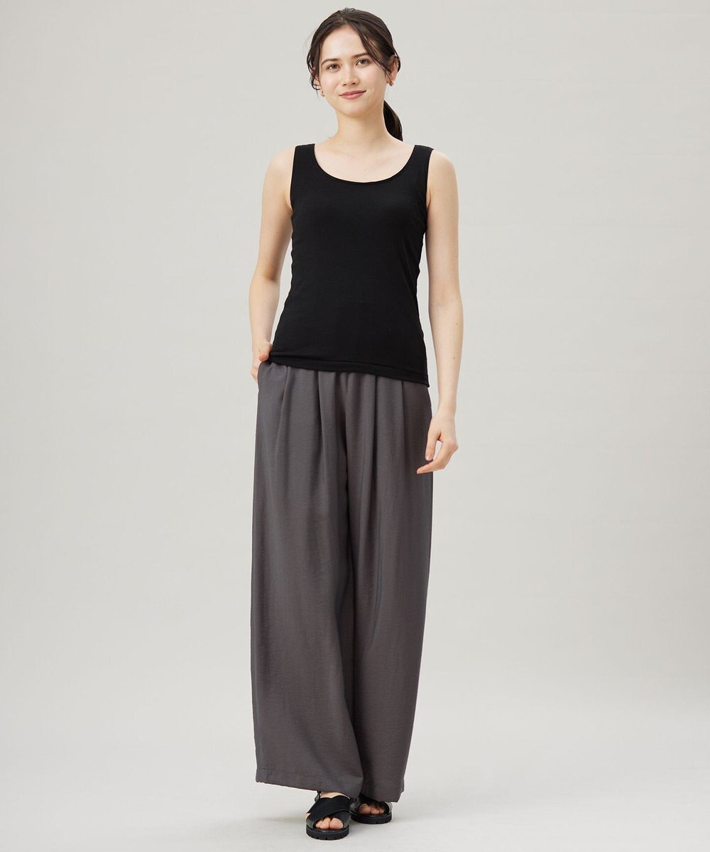 自由区 【ワコールコラボ】【洗える】カップイン タンクトップ 