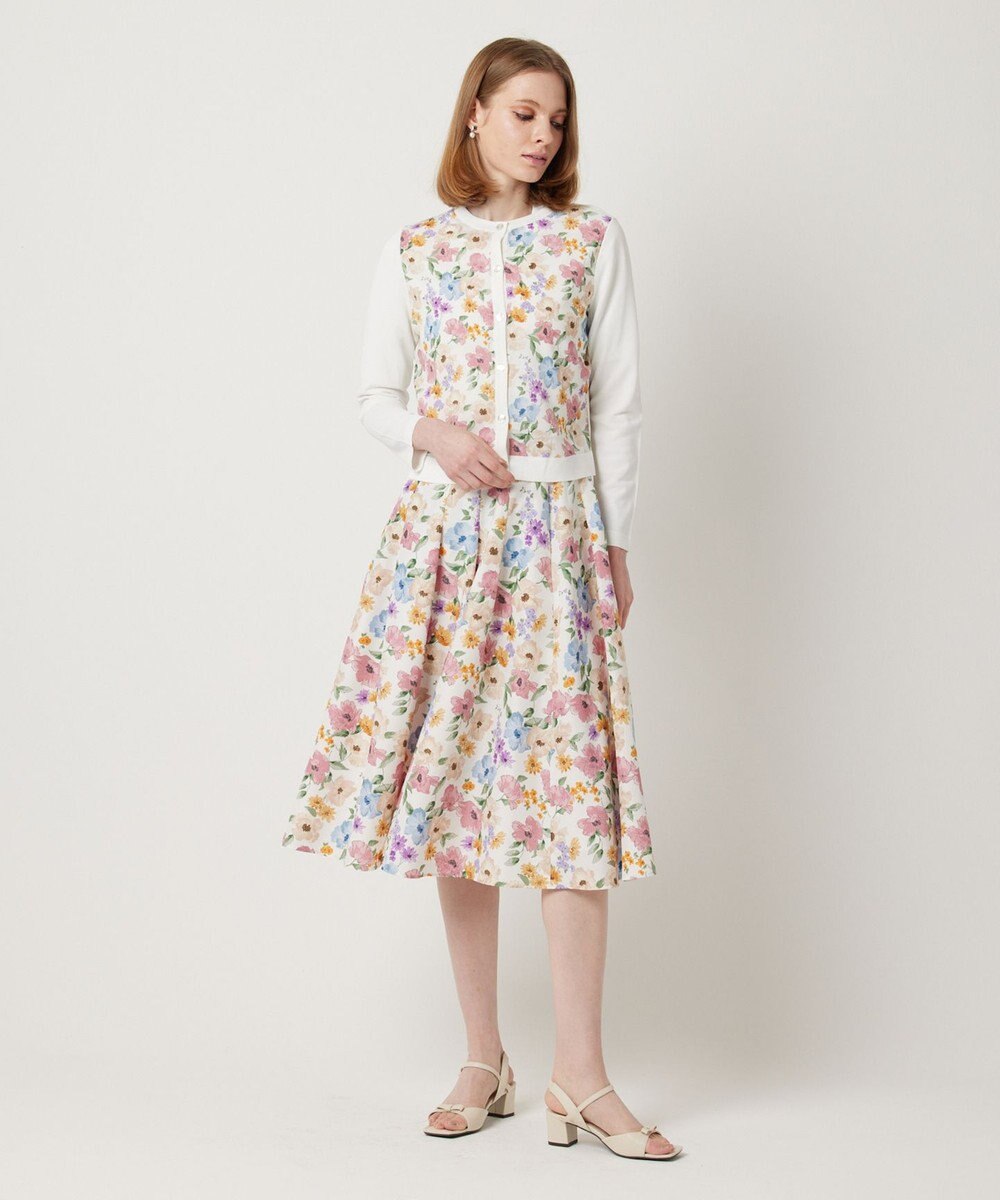 TOCCA 【大人百花掲載】【消臭・洗える！】BOTANOCAL GARDEN PARTY スカート 