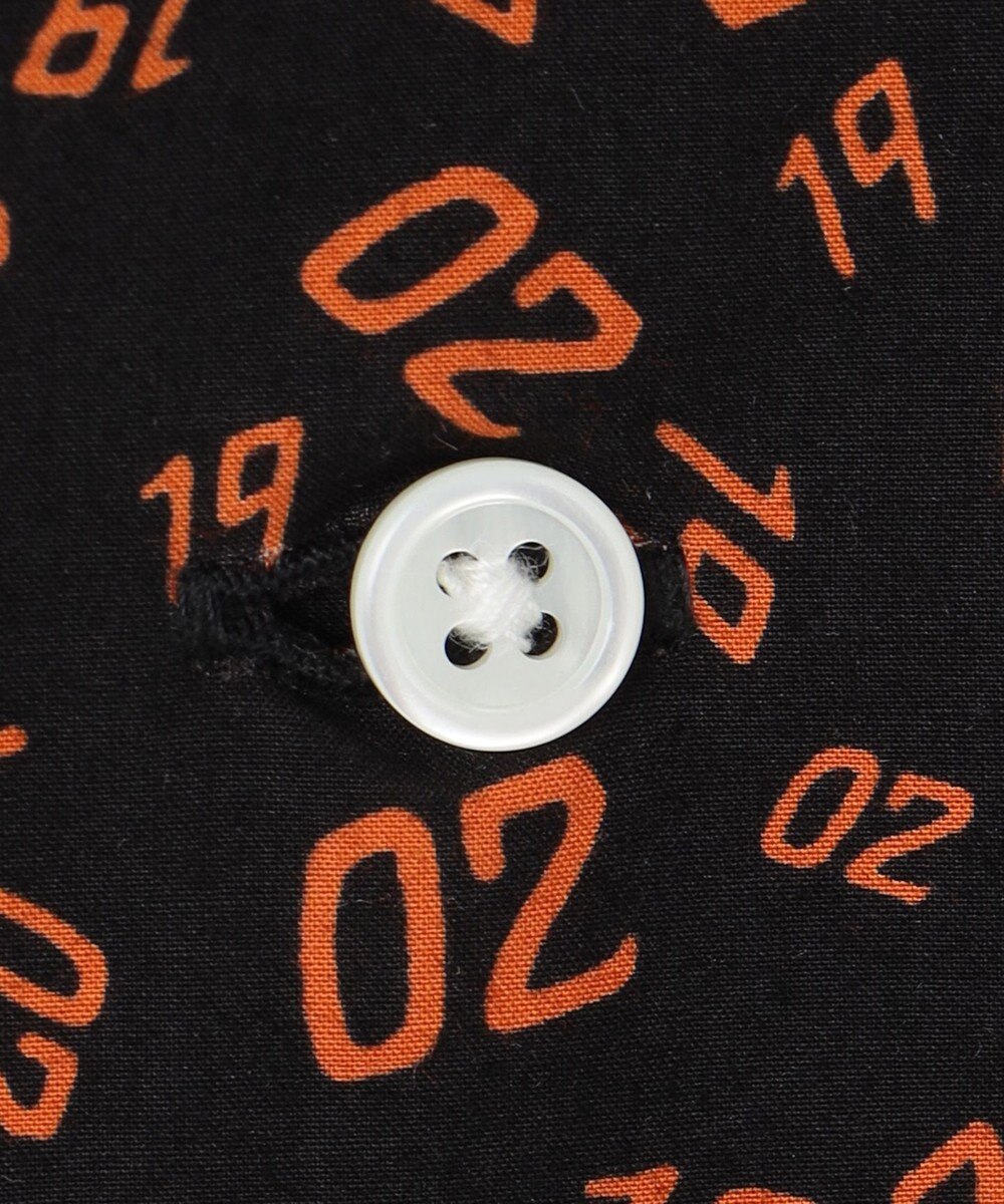 J.PRESS MEN 【J.PRESS ORIGINALS】Broad Print 1902 Open Collar Shirt 