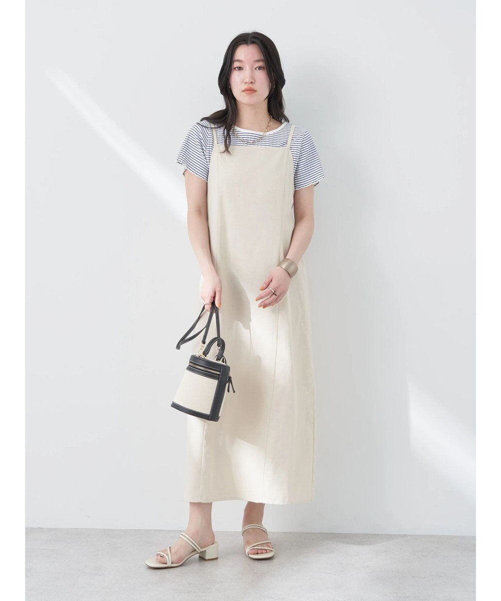 earth music&ecology リサイクルポリエステルブレンドキャミワンピース 