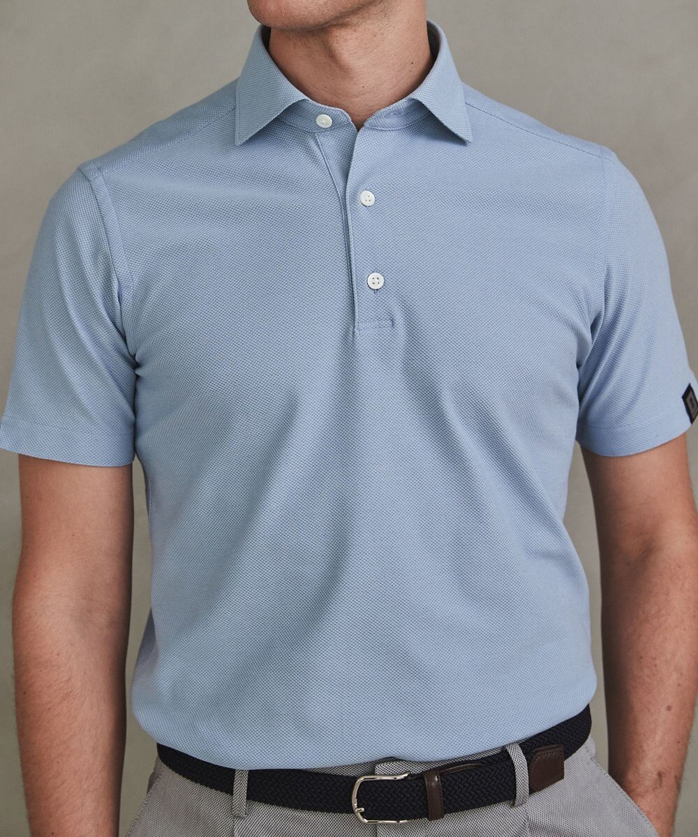 GOTAIRIKU 2年連続売上NO1【仕事で着られる】キレイめ 鹿の子ビズポロシャツ 