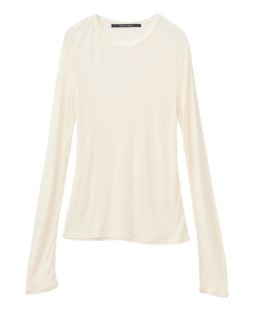 YECCA VECCA クルーネックシアーインナー 
