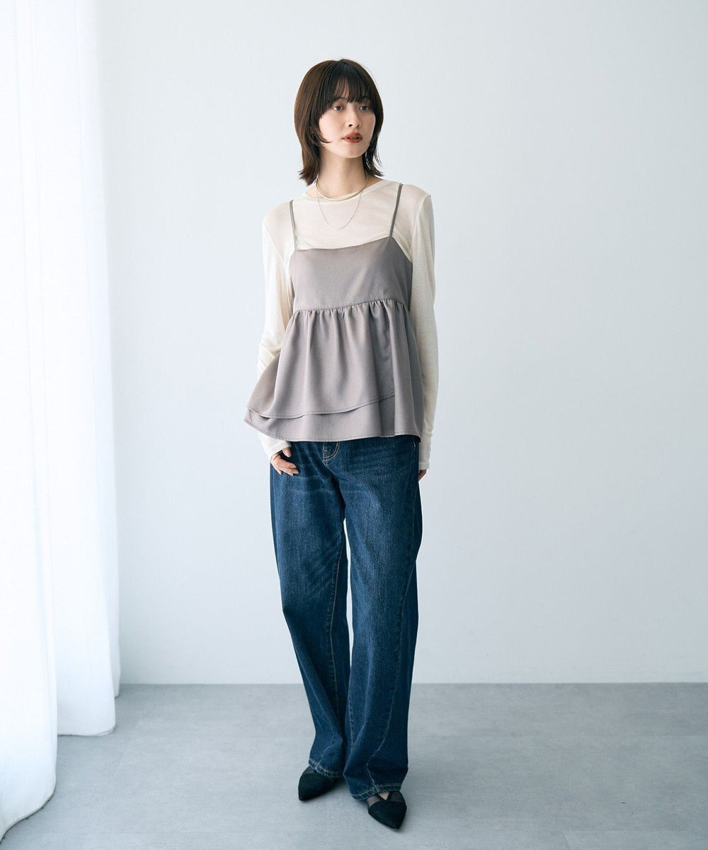 YECCA VECCA クルーネックシアーインナー 